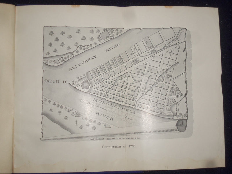1907 FORT DUQUESNE AND FORT PITT HARDCOVER BOOK - 3RD EDITION - KD 9122
