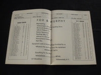 1956 OCTOBER 20 UNION VS. RPI HOMECOMING FOOTBALL PROGRAM - J 3728