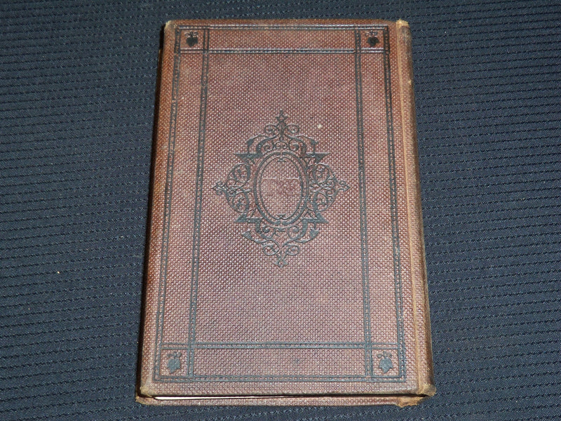 1863 THE EVERY DAY PHILOSOPHER VOLUME - EARLY POSTAGE STAMPS INSIDE - KD 6132L
