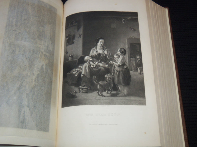 1855 THE LADIES' REPOSITORY MAGAZINE BOUND VOLUME - NICE ENGRAVINGS - KD 7883