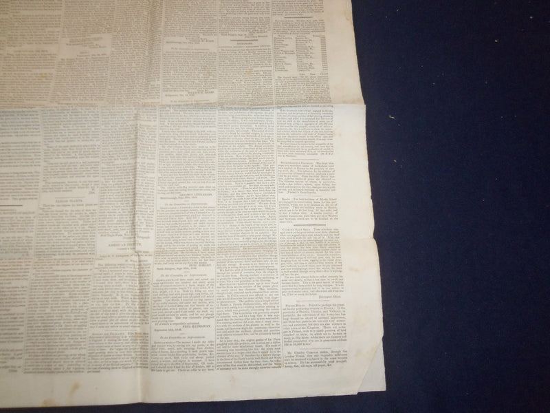 1846 DECEMBER 19 MASSACHUSETTS PLOUGHMAN -PROF. MITCHEL- DANIEL WEBSTER- NP 5139