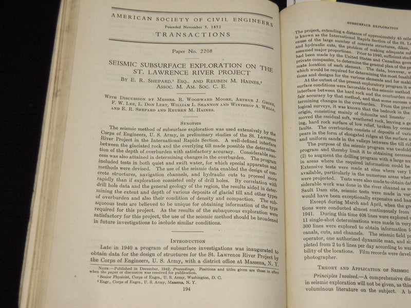 1945 AMERICAN SOCIETY OF CIVIL ENGINEERS PROCEEDINGS PART 2 - K 45