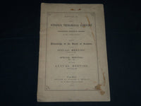 1862 GENERAL THEOLOGICAL SEMINARY PROCEEDINGS REPORT BOOK - J 4508