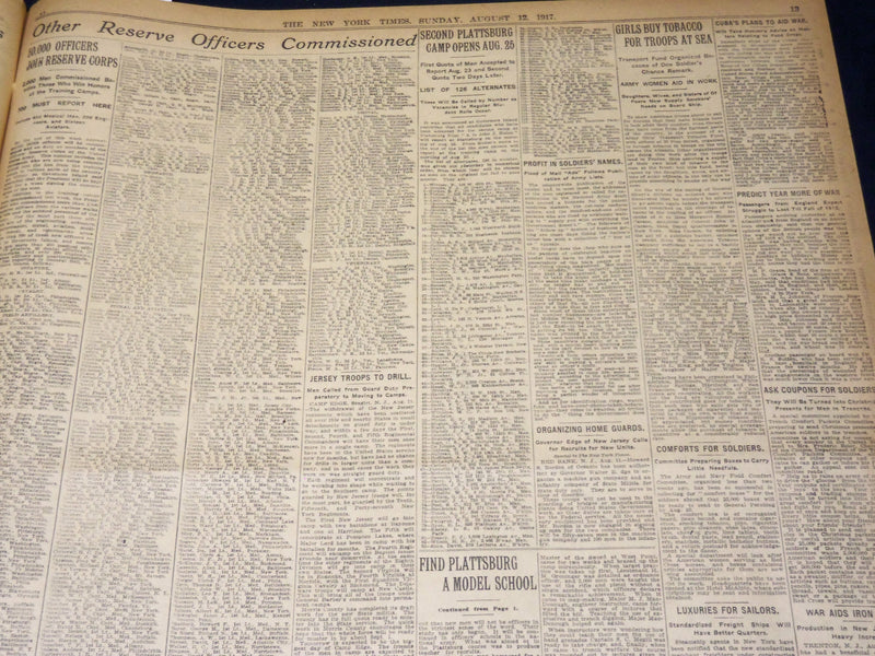 1917 AUGUST 12 NEW YORK TIMES - KERENSKY GRIPS ARMY COMMITTEES - NT 8509