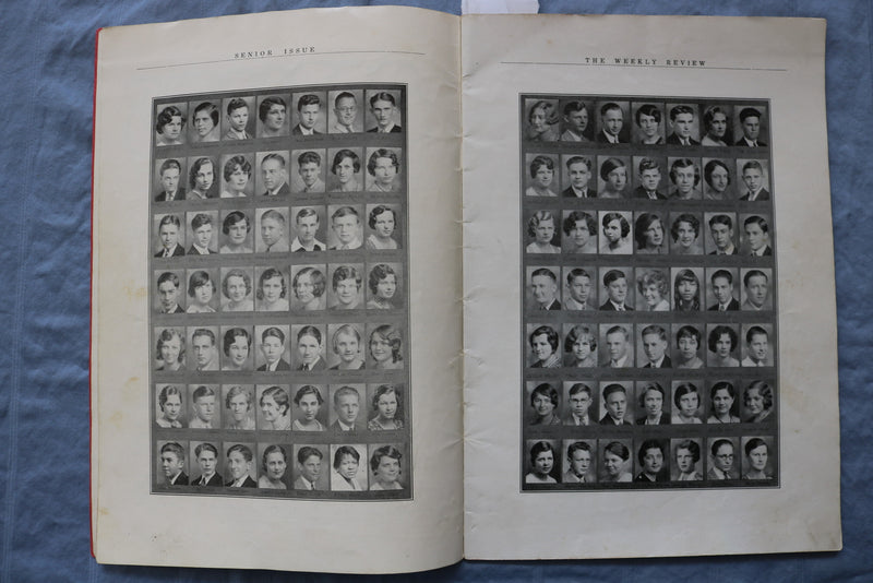 1932 SENIOR ISSUE HAMILTON HIGH SCHOOL WEEKLY REVIEW - OHIO - SOFTCOVER - K 310