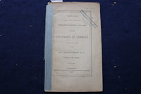 1859 UNIVERSITY OF VERMONT GRADUATING CLASS SERMON SOFTCOVER BOOK - K 845