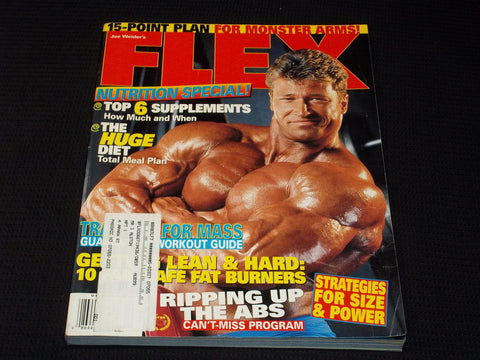 1999 JUNE FLEX MAGAZINE - NUTRITION SPECIAL FRONT COVER - E 7692