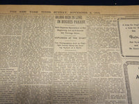 1916 NOVEMBER 5 NEW YORK TIMES - WILSON FEELS PULSE OF VICTORY - NT 7684
