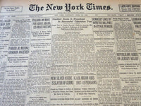 1936 AUGUST 25 NEW YORK TIMES - OUTDOOR SCENE IS BROADCAST IN TV TEST - NT 6716