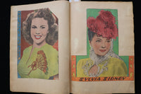 1940'S MOVIE STARS SCRAPBOOK, PACKED - MERLE OBERON - JOAN CRAWFORD - E 24914