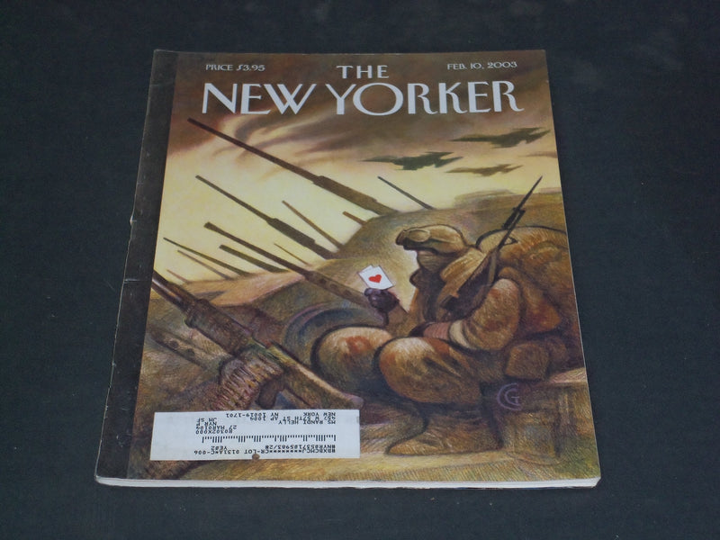 2003 FEBRUARY 10 THE NEW YORKER MAGAZINE - ILLUSTRATED COVER - NY 1972