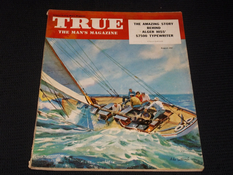 1952 AUGUST TRUE MAGAZINE - THE MAN'S ISSUE FRONT COVER - E 3840