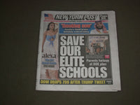 2018 DECEMBER 5 NEW YORK POST NEWSPAPER- SAVE OUR ELITE SCHOOLS- PARENTS FURIOUS