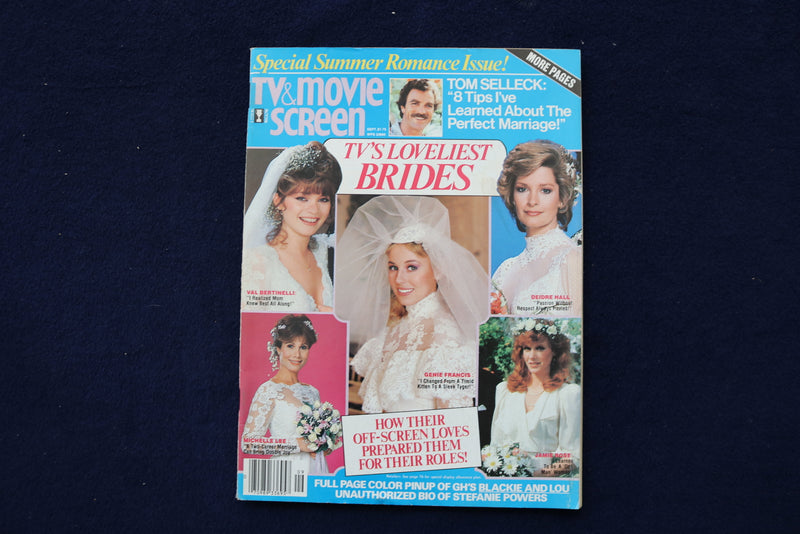 1983 SEPTEMBER TV & MOVIE SCREEN MAGAZINE - GENIE FRANCIS COVER - E 19235