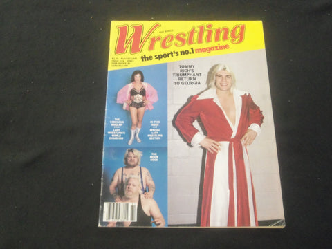 1981 AUGUST THE RING'S WRESTLING MAGAZINE - TOMMY RICH - MOOLAH - B 5529U