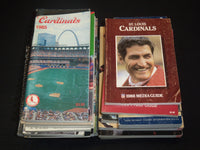 ASSORTED SPORT MEDIA GUIDES LOT - 19 PIECES - BASEBALL - FOOTBALL - KD 1E