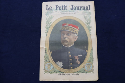 1916 MAY 14 LE PETIT JOURNAL SUPPLEMENT ILLUSTRE MAGAZINE-GEN. MAUD'HUY- NP 8767