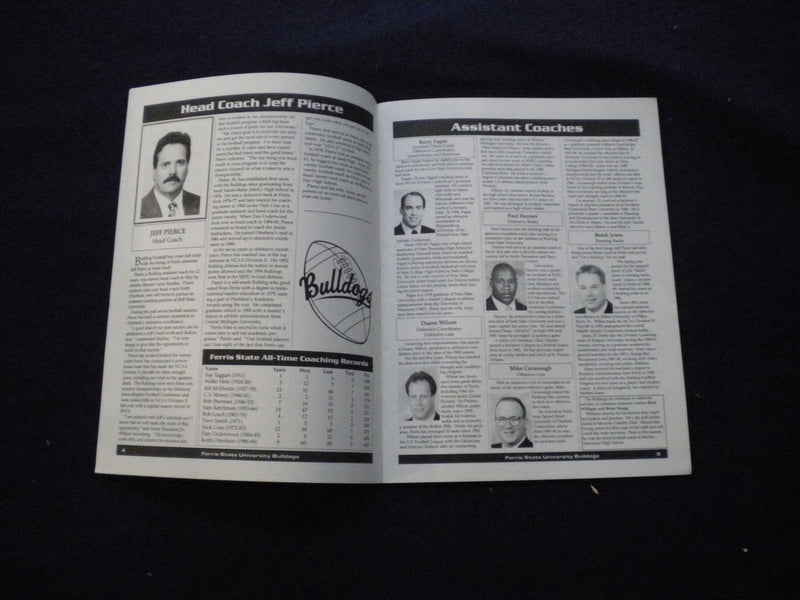 1995 NOV 18 NCAA DIV II PROGRAM - MILLERSVILLE UNIV VS FERRIS STATE UNIV- J 8346