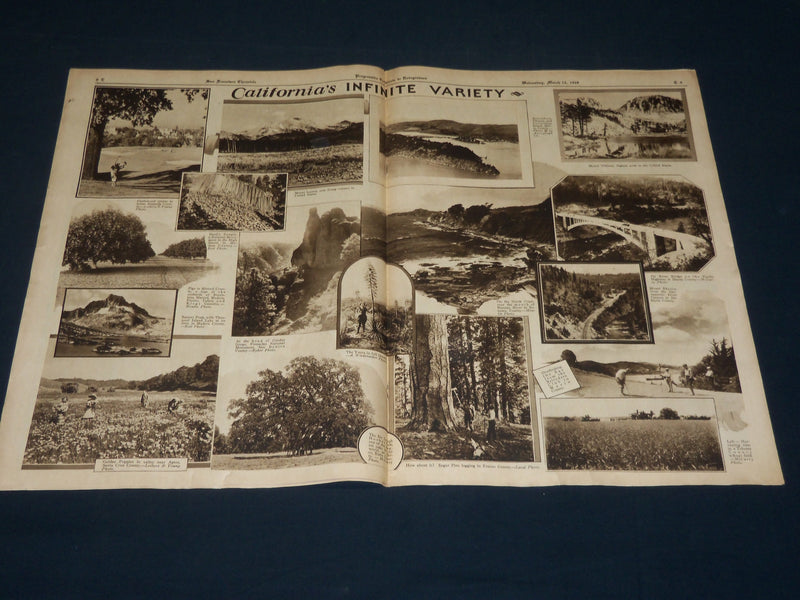 1928 MARCH 14 PROGRESSIVE CALIFORNIA IN ROTOGRAVURE - 3 SECTIONS - NP 5111