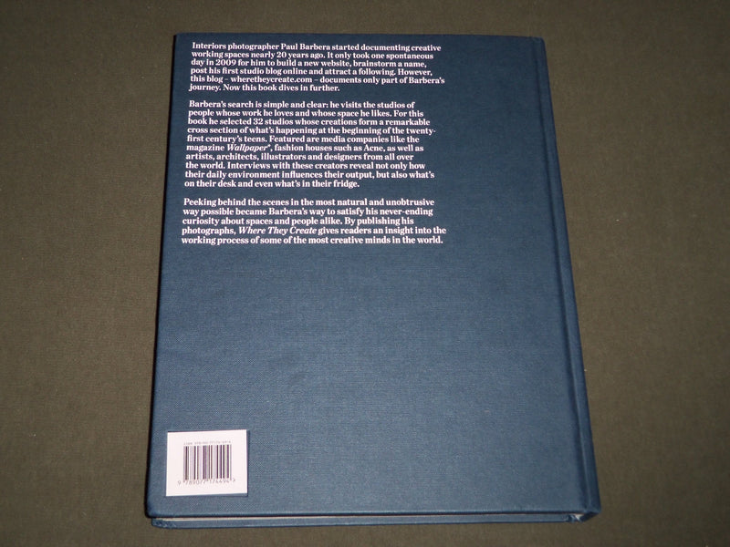 2011 WHERE THEY CREATE BOOK BY PAUL BARBERA & ALEXANDRA ONDERWATER - D 196