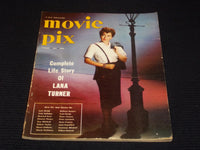 1954 AUGUST MOVIE PIX MAGAZINE - LANA TURNER FRONT COVER - E 3664