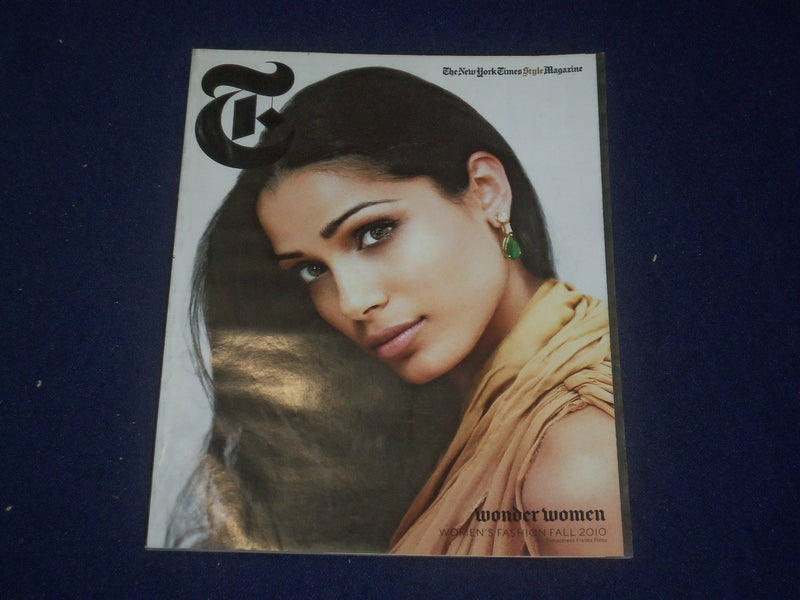 2010 FALL THE NEW YORK TIMES STYLE MAGAZINE - FREIDA PINTO COVER - ST 6424