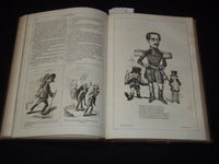 1848-1849 REVUE COMIQUE FRENCH MAGAZINE BOUND VOLUME - NICE ILLUS. - KD 879E