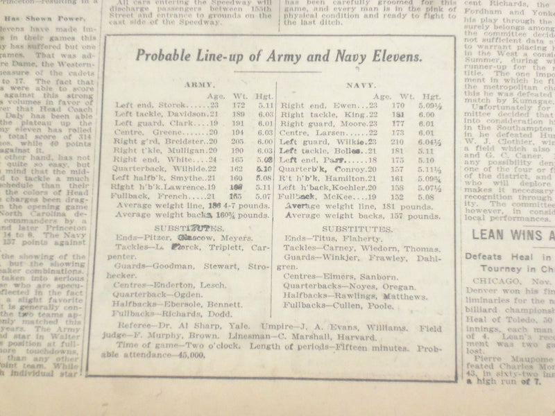 1920 NOVEMBER 27 NEW YORK TIMES - TOP OF MONT BLANC SLIDES OFF - NT 8459