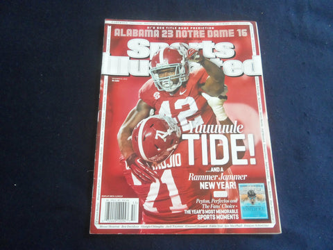 2012 DEC 31 SPORTS ILLUSTRATED MAGAZINE- UNIV OF ALABAMA VS NOTRE DAME- SP 1220D