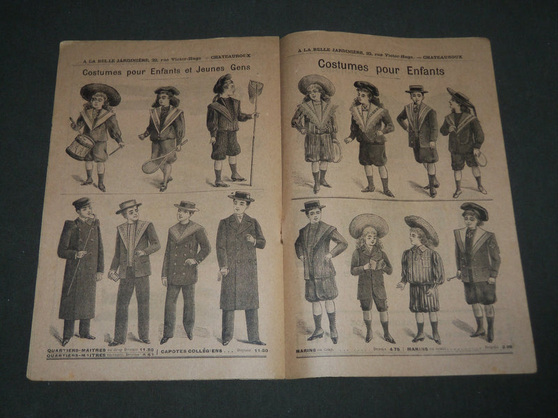 1898 SPRING-SUMMER BELLE JARDINIERE VETEMENTS FRENCH CATALOGUE - FR 1068