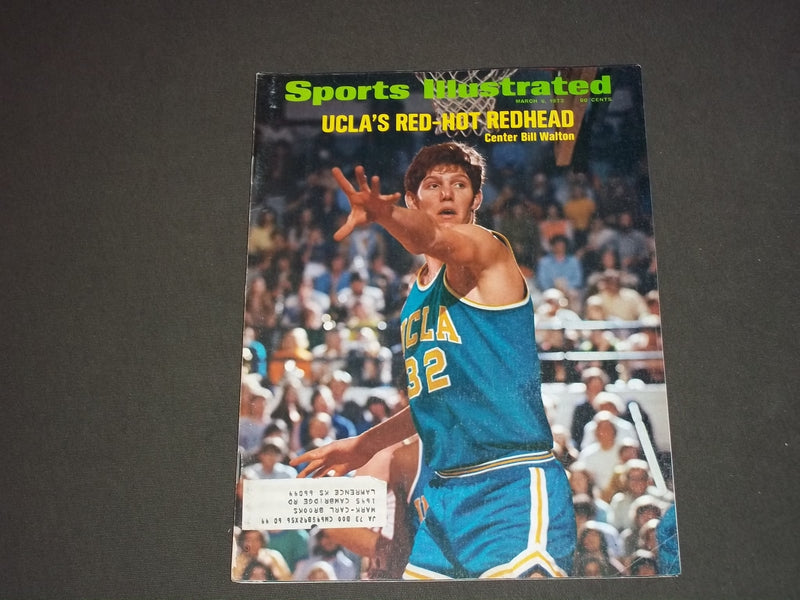 1972 MARCH 6 SPORTS ILLUSTRATED MAGAZINE - BILL WALTON COVER - SP 9053
