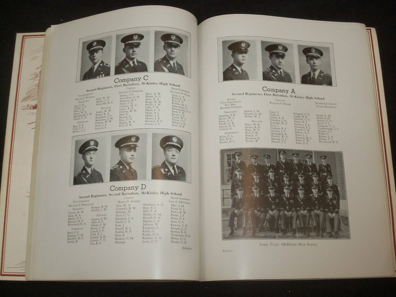 1935 THE ADJUTANT WASHINGTON HIGH SCHOOL CADETS YEARBOOK- WASHINGTON, DC-YB 1991