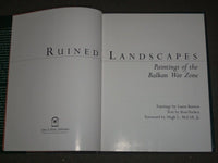 2000 RUINED LANDSCAPES PAINTINGS OF BALKAN WAR ZONE ILLUSTRATED BOOK - KD 1092