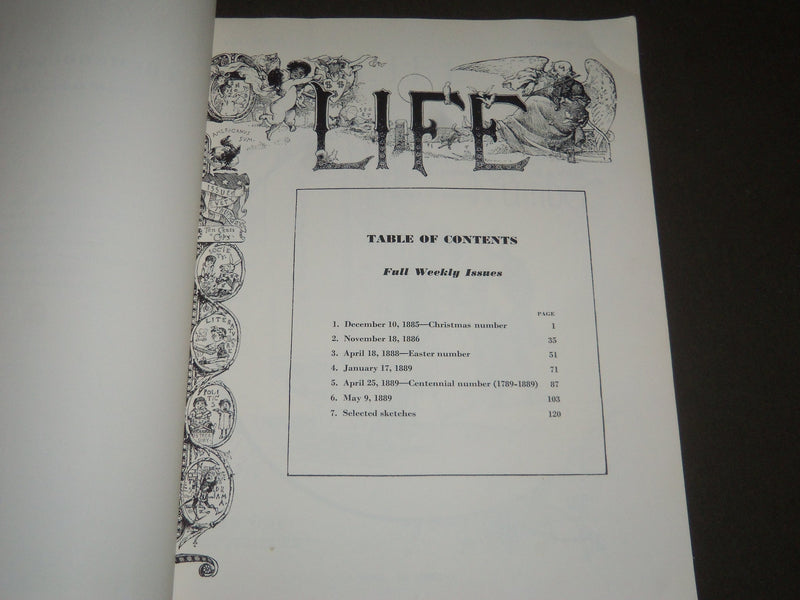 1970 LIFE A HOMOROUS WEEKLY SOFTCOVER BOOK - NICE ILLUSTRATIONS - J 2433