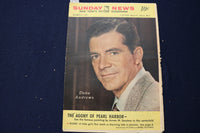 1953 DEC 6 SUNDAY NEWS PICTURE NEWSPAPER - DANA ANDREWS - PEARL HARBOR - E 22782