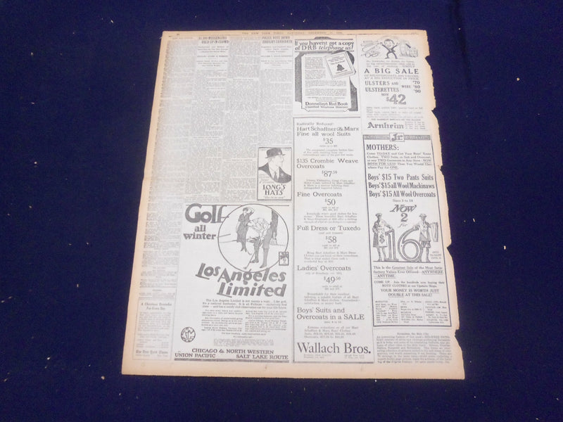 1920 DECEMBER 11 NEW YORK TIMES - MARBLE DEALERS AIDED BY UNIONS - NT 8481