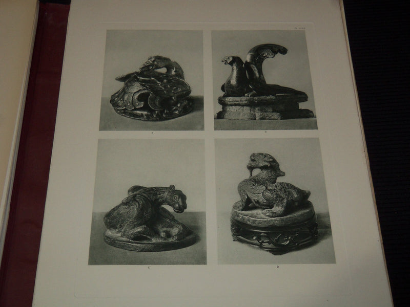1922 ANIMALS IN CHINESE ART VOLUME - CERNUSCHI - TIZAC - 50 PLATES - KD 5862B