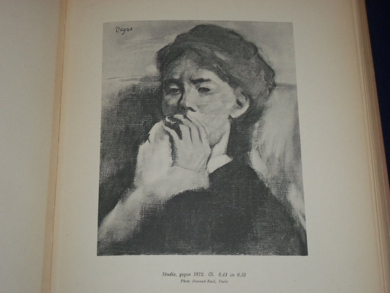 1924 DEGAS BOOK JULIUS MEIER GRAEFE - GERMAN TEXT - 62 ILLUSTRATIONS - KD 2426