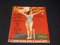 1936 OCTOBER PHYSICAL CULTURE MAGAZINE NICE EXERCISE WORKOUT ISSUE - E 3740