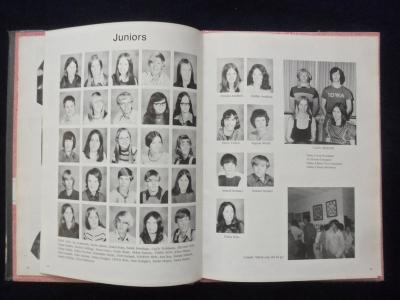 1974 I REMEMER 1974 HIGH SCHOOL YEARBOOK - GRAETTINGER, IOWA - YB 3059