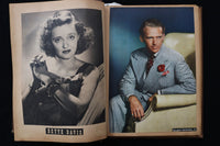 1930'S MOVIE STARS SCRAPBOOK - BETTE DAVIS - GARY COOPER - E 24876