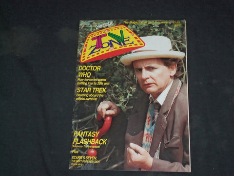 1989 NOVEMBER/DECEMBER TV ZONE MAGAZINE - DOCTOR WHO & STAR TREK - CW 1065