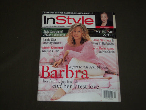 1996 NOVEMBER IN STYLE MAGAZINE - BARBRA STREISAND COVER - B 258