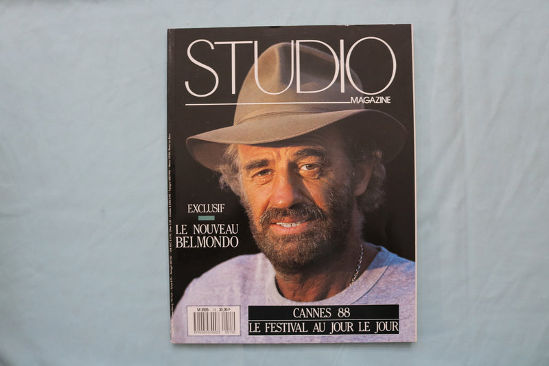 1988 JUNE STUDIO MAGAZINE - JEAN-PAUL BELMONDO COVER - FRENCH - E 19486