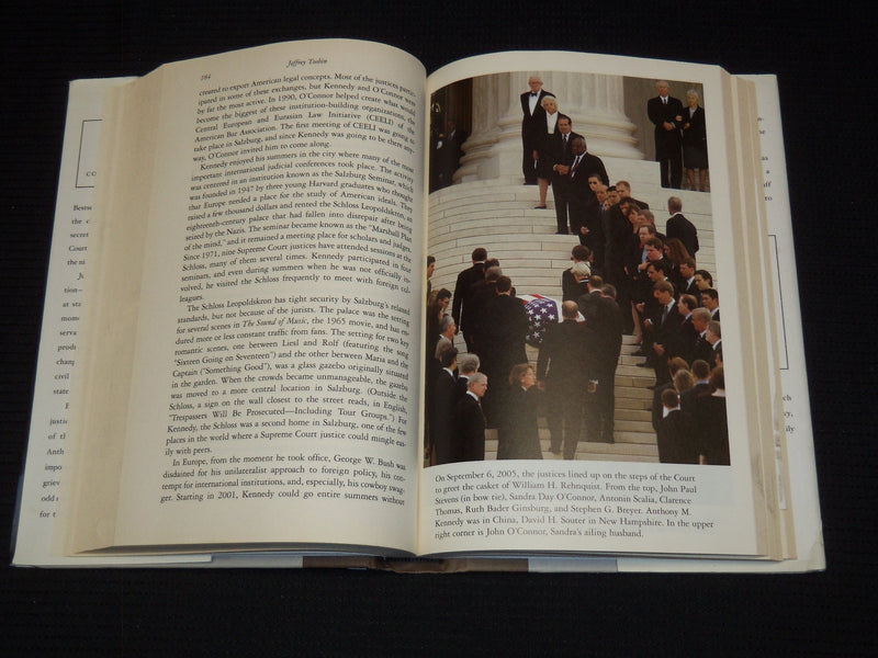 2007 THE NINE JEFFREY TOOBIN HARDCOVER BOOK SIGNED BY JEFFREY TOOBIN - KD 7681