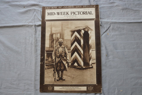 1919 JAN 16 MID-WEEK PICTORIAL MAGAZINE SECTION -FRANCE/BELGIUM TRIUMPH- NP 9247