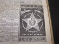 1882 JUL-DEC THE CHRISTIAN UNION MAGAZINE BOUND VOLUME - NICE PHOTOS - R 636