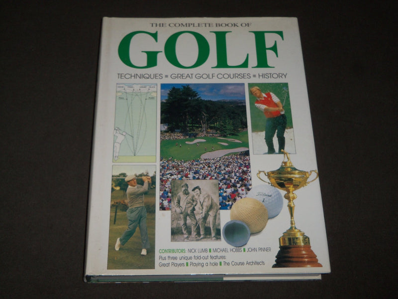 1988 THE COMPLETE BOOK OF GOLF HARDCOVER BOOK - GREAT PHOTOS - I 1671