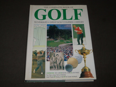 1988 THE COMPLETE BOOK OF GOLF HARDCOVER BOOK - GREAT PHOTOS - I 1671