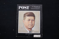 1963 DEC 14 THE SATURDAY EVENING POST MAGAZINE - JFK BY ROCKWELL COVER - E 10867